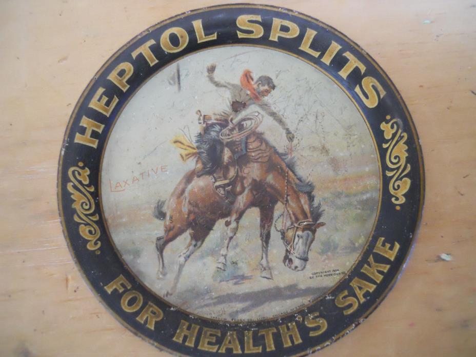 Vintage Heptol Splits tip tray 1904