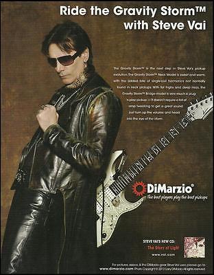 Steve Vai The Story of Light Ibanez JEM-EVO DiMarzio guitar pickups 8 x 11 ad