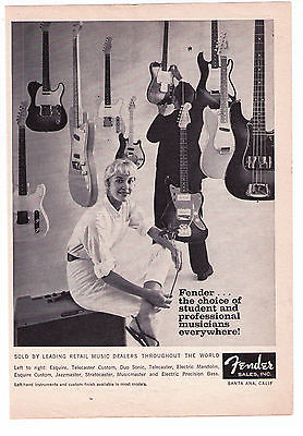 1960's Vintage Fender Guitars 