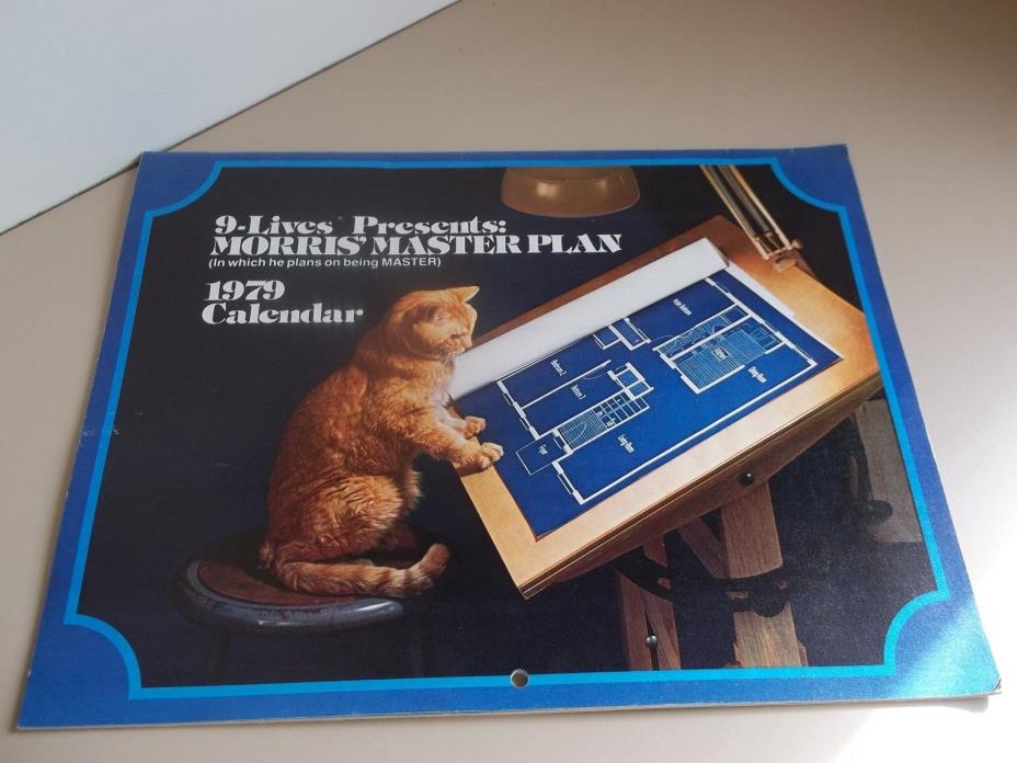 Morris the Cat Calendar - 1979