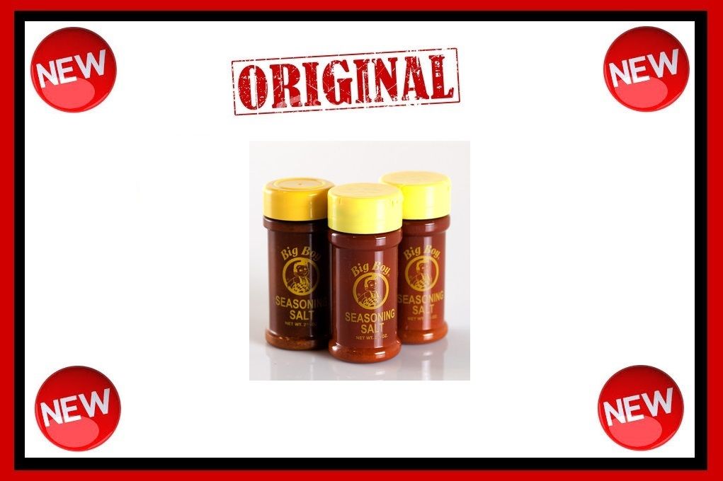 Bobs BIG BOY seasoning spice Burger Salt shaker LOT of 3 NEW A+ on BBQ Pork Beef