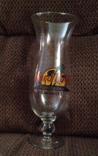 HARD ROCK CAFE LAS VEGAS  HURRICANE GLASS 9.5