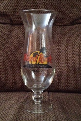 HARD ROCK CAFE MEXICO  HURRICANE GLASS ˜ 9.5