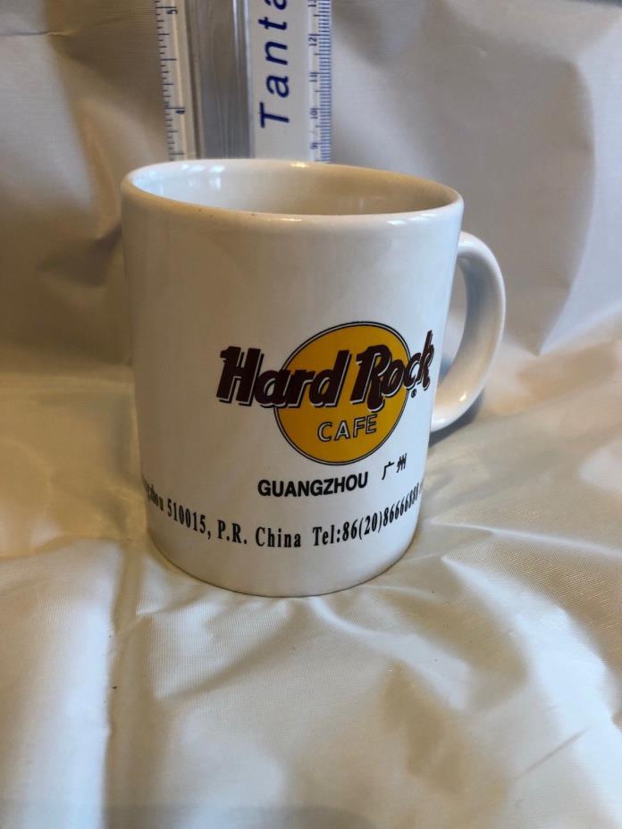 Hard Rock Cafe Guangzhou Porcelain Coffee Mug