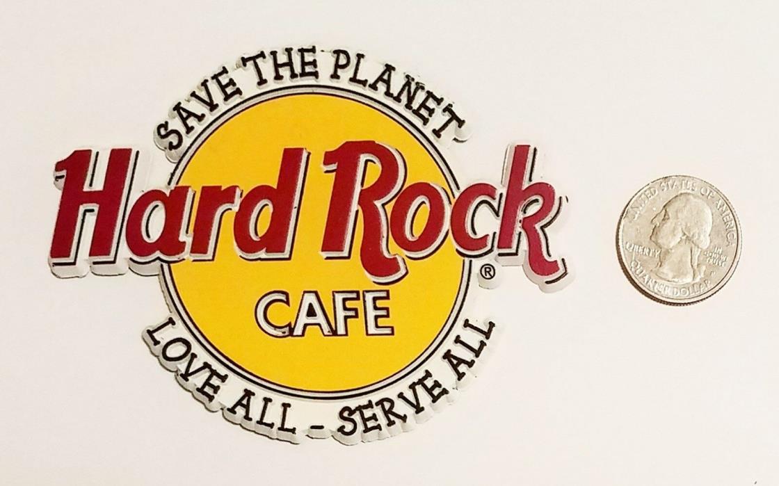 HARD ROCK CAFE Classic Logo PVC MAGNET - 