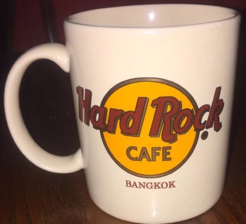 Hard Rock Cafe Bangkok Coffee Tea Mug Cup entertainment memorabilia rare HTF