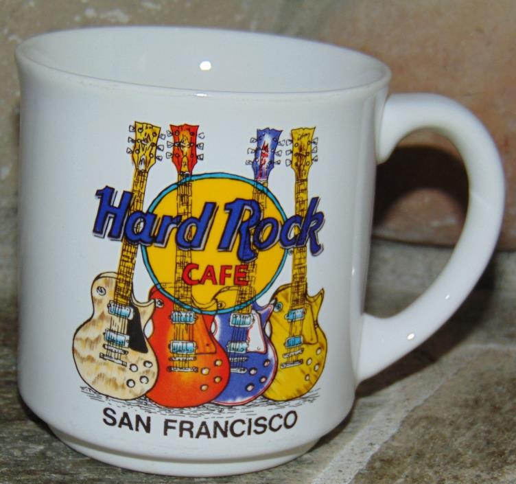 MUG ~ Hard Rock Cafe ~ San Francisco ~ 4 Guitars