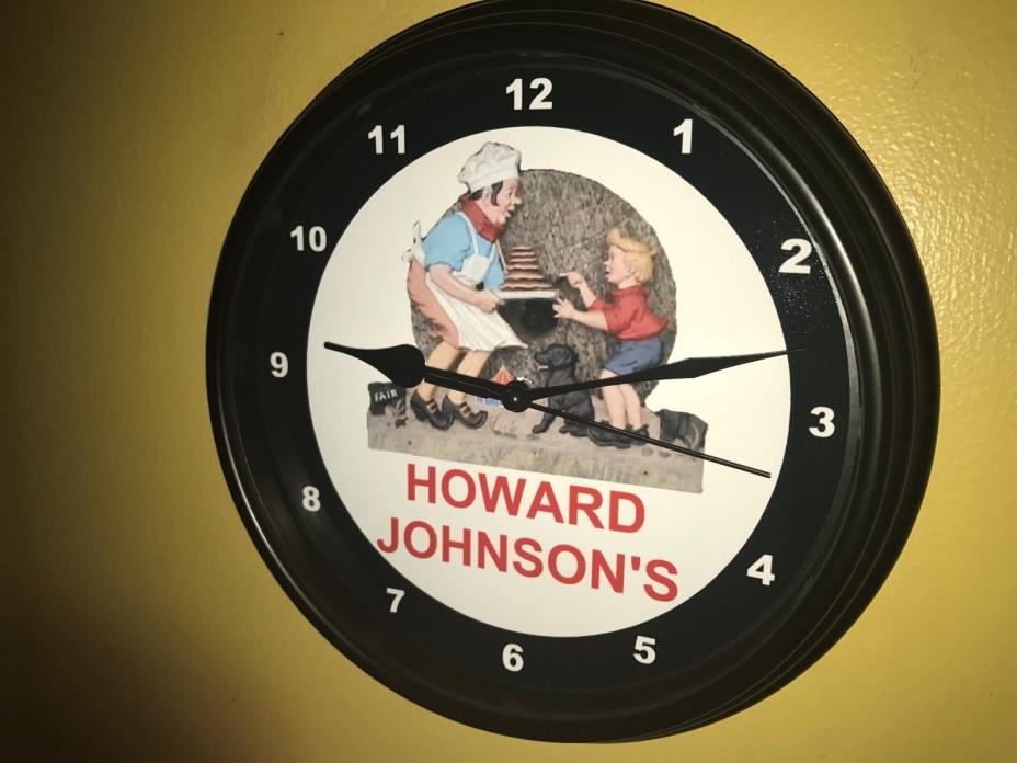HOJO Howard Johnson Restaurant Diner Kitchen Advertising Wall Clock Sign