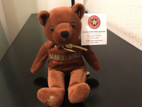 The Cheesecake Factory 2008 LIMITED EDITION TEDDY BEAR Godiva #380 of 800