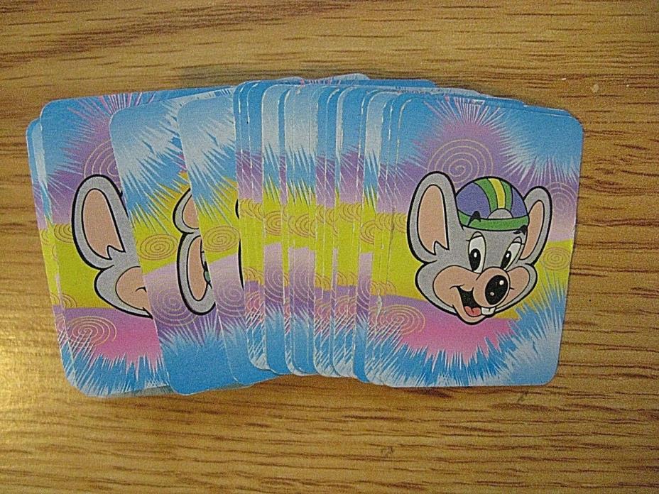 CHUCK E. CHEESE mini playing cards