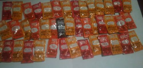 Taco Bell Sauce Packets 40 mix Mild - Fire- hot  NEW