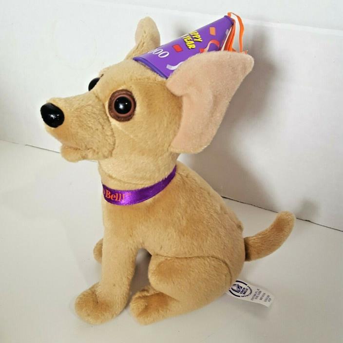 TACO BELL HAPPY NEW YEAR AMIGOS CHIHUAHUA Talking Dog Plush 2000