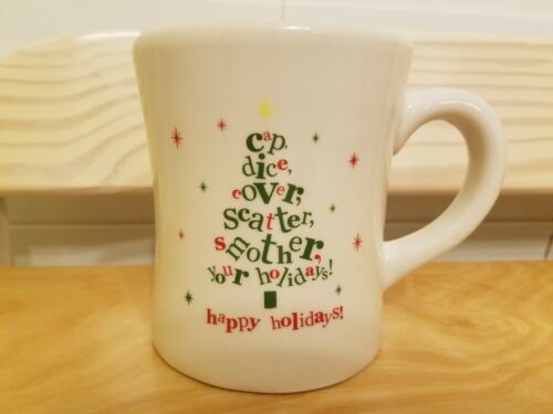 Waffle House Big Mug 2012 Christmas Coffee Tea Large Scatter Smother Holidays