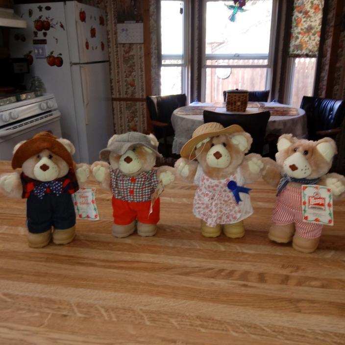 Four Wendy Furskins Bears
