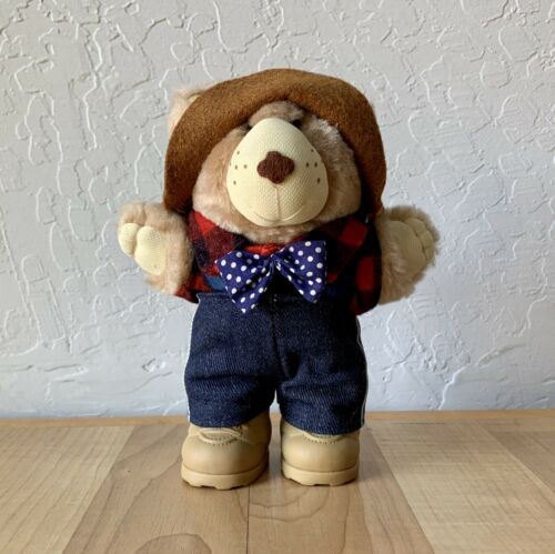 Furskins Ferrell Wendys Teddy Bear 1986
