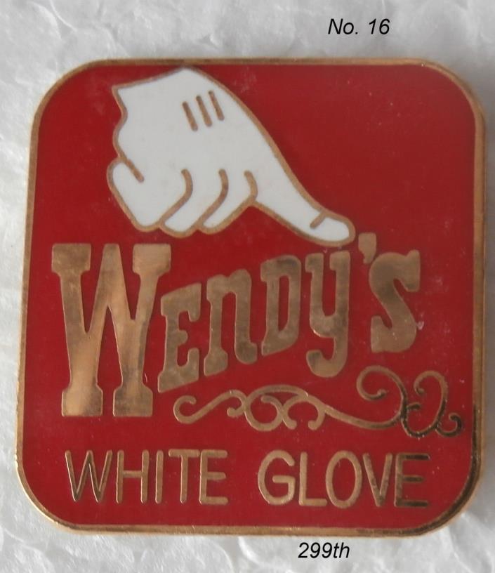 WENDY'S  Employee  Service Pin  #16