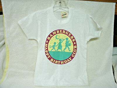 Vintage **Bambergers Happy Birthday Club**   Childs T-Shirt* --Sz 2/4--Promo