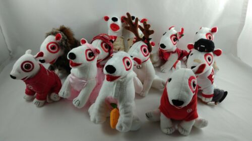 Target Bullseye Dogs Lot of 12  Plush Hawaiian Hockey Ballerina Eskimo Bunny 7