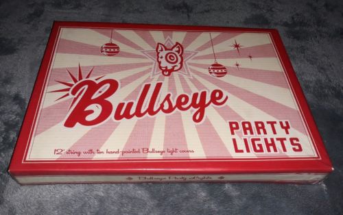 Target Bullseye Dog Party Lights new sealed in box HTF Look ;)