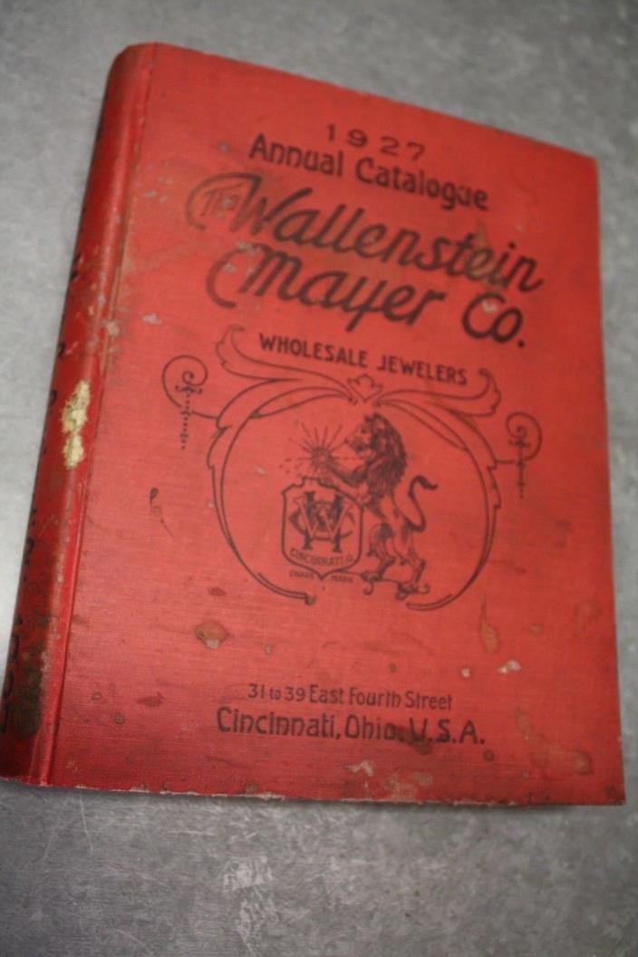 The Wallenstein-Mayer Co. Cincinnati, Ohio 1927 Annual Catalog (Jewelry Sale)