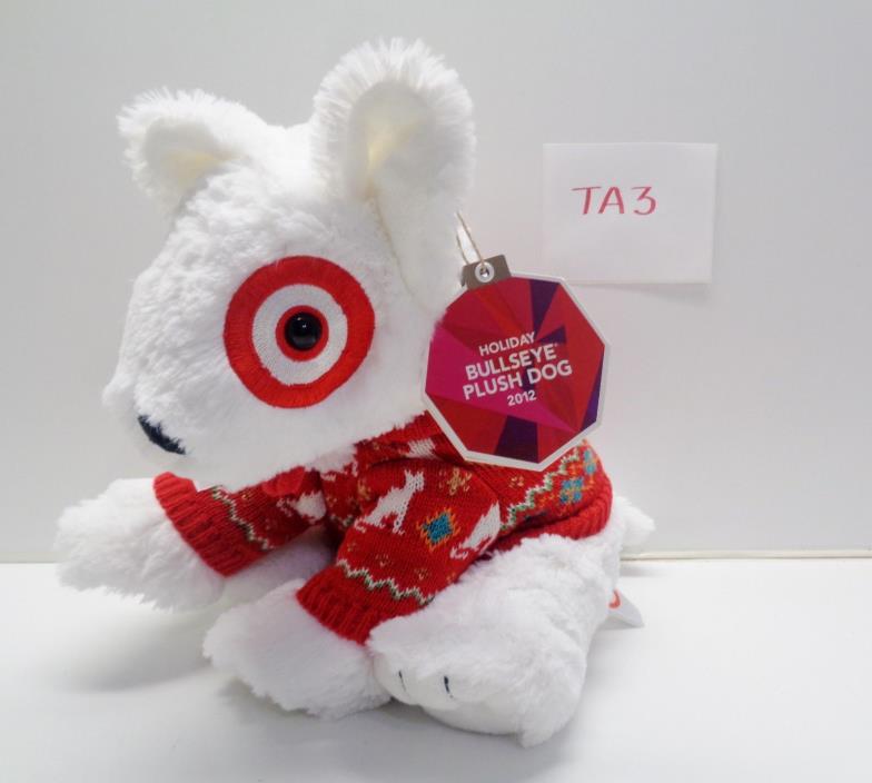 2012 TARGET BULLSEYE Dog Plush Toys Collectibles New with tags Clean TA3