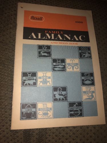 1966 Rexall Family Almanac & Moon Book