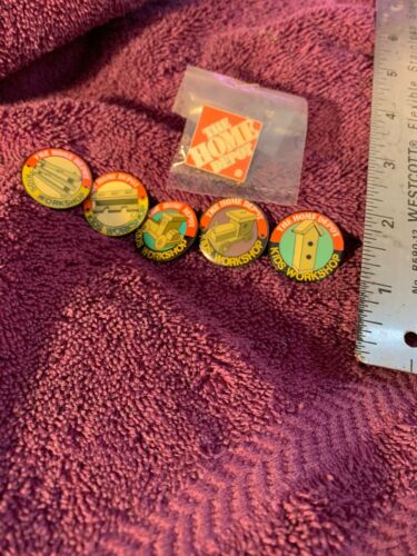 Home Depot Kids Workshop Pin Lot
