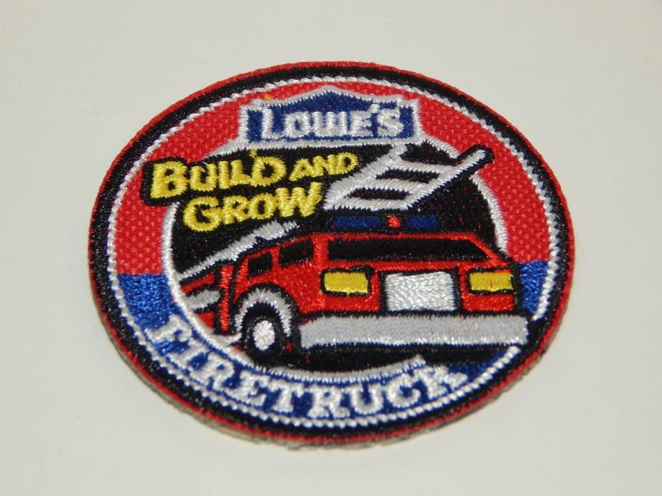 LOWE'S KID'S BUILD AND GROW FIRE TRUCK PATCH