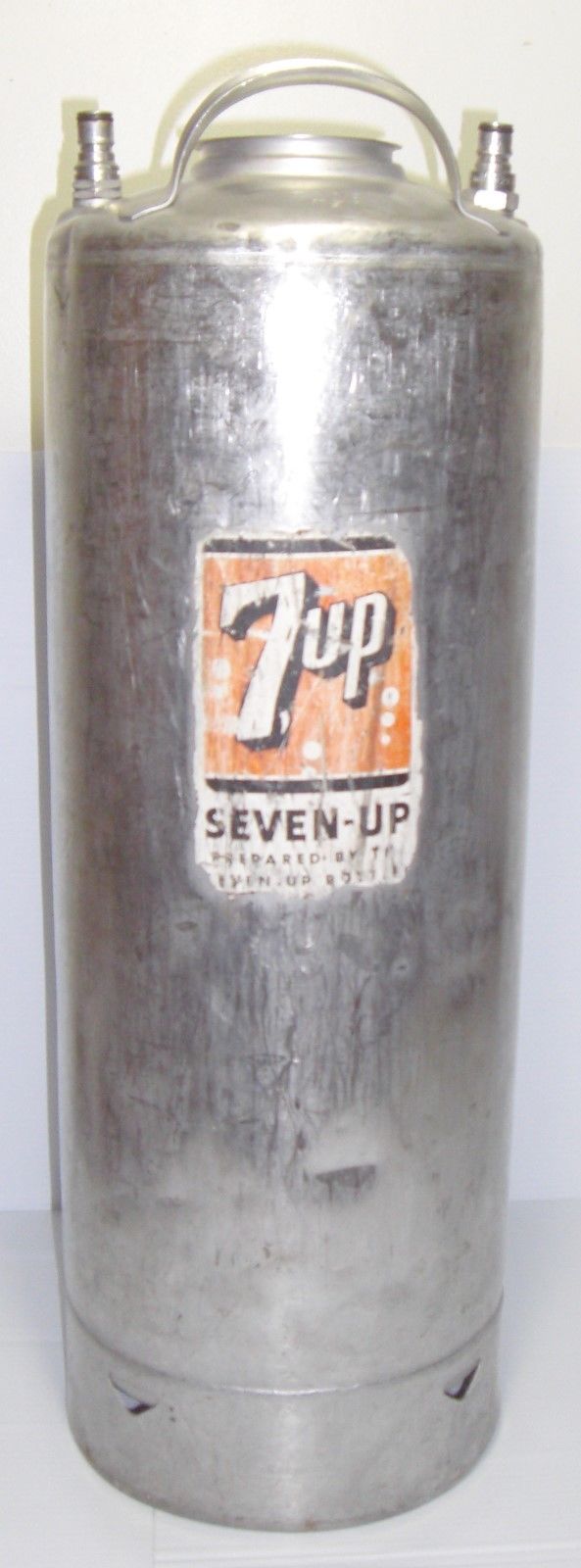 Cherry Burrell No. 7118 CO2 Aluminum Vintage Collectible 7UP Beverage tank