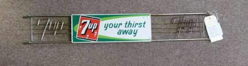 original 7up sign. door push