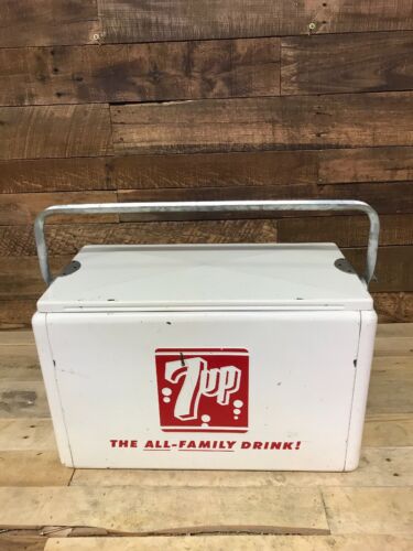 Wow 7up Vintage Collectable Cooler 1970s Soda Pop