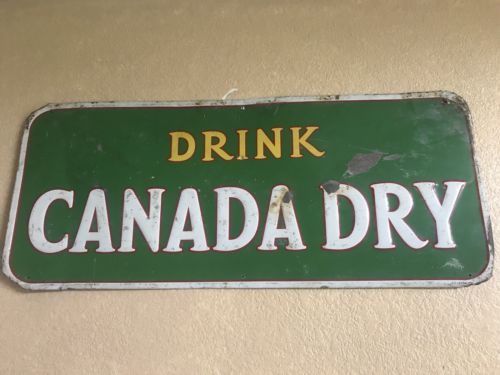 Original Canada Dry Beverage Soda Sign