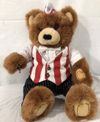 Coca Cola Brand Collectibles - 1998 Soda Fountain Teddy Bear