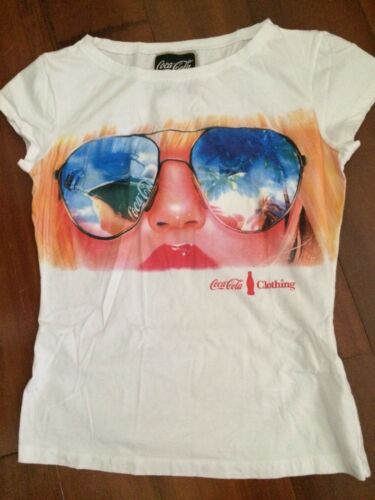 Coca Cola Clothing Sunglasses T Shirt Women's M Medium