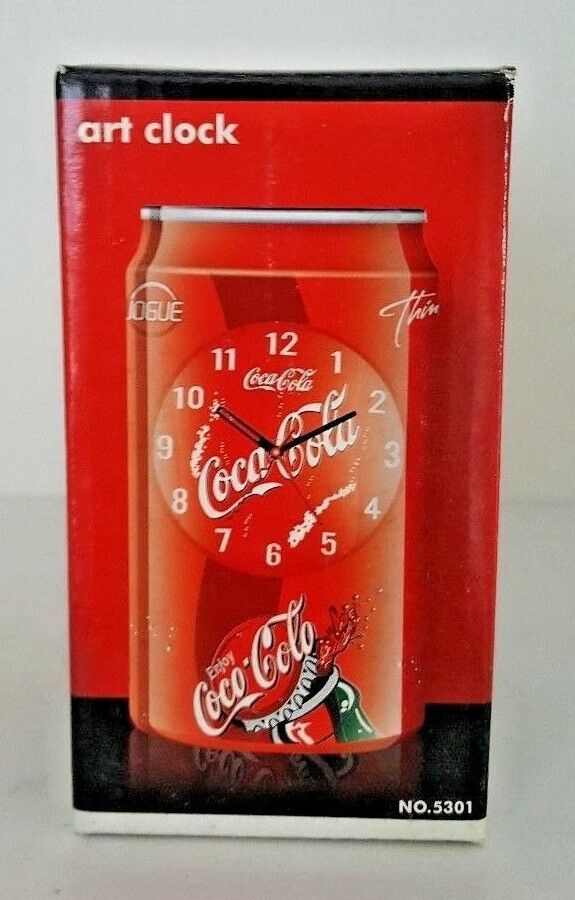 Coca-Cola Art Clock Can - NIB