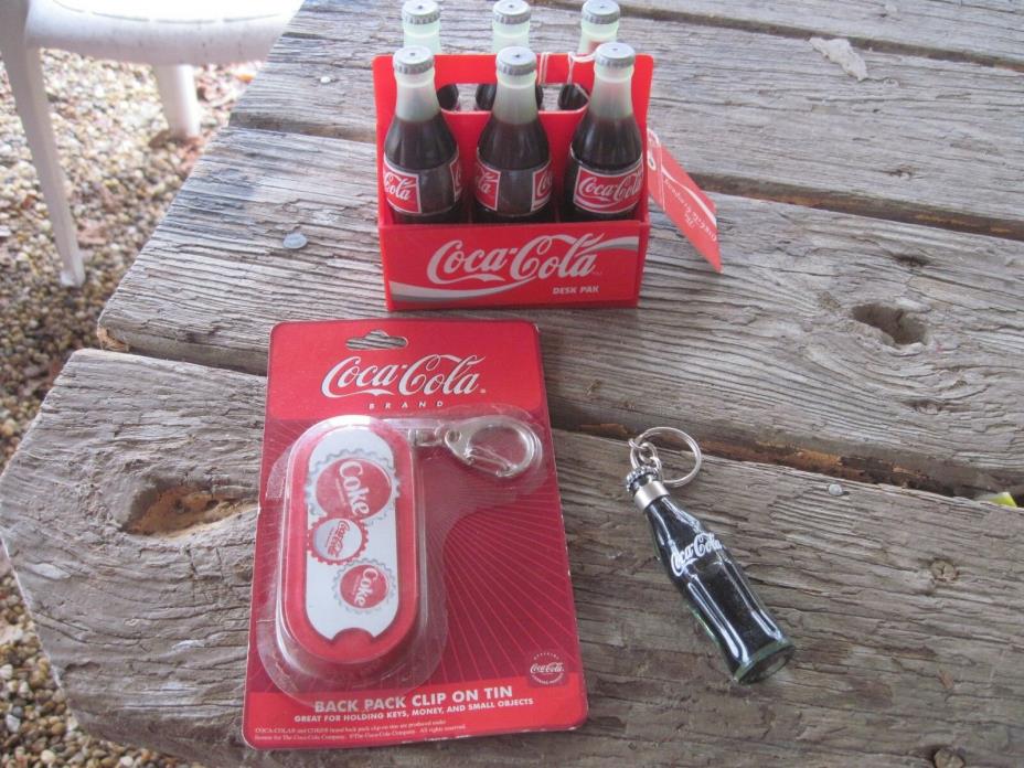 Coca-Cola, Plastic Miniature 3 7/8