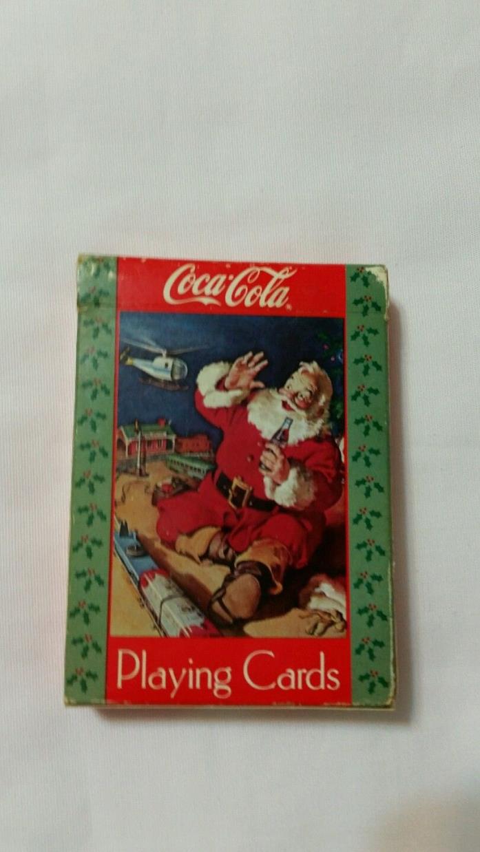 Playing Cards Santa Christmas Themed Full Deck COCOA-COLA