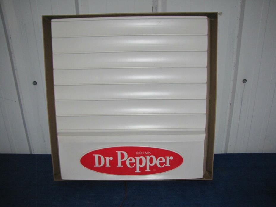 Vintage Dr Pepper Lighted Menu Board 24