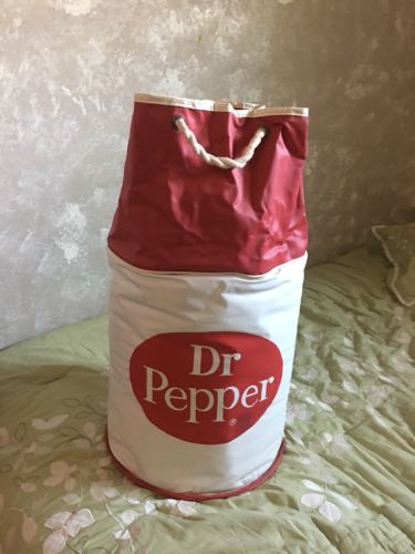 Vintage Dr pepper picnic basket Very Tuff To Find Never Used