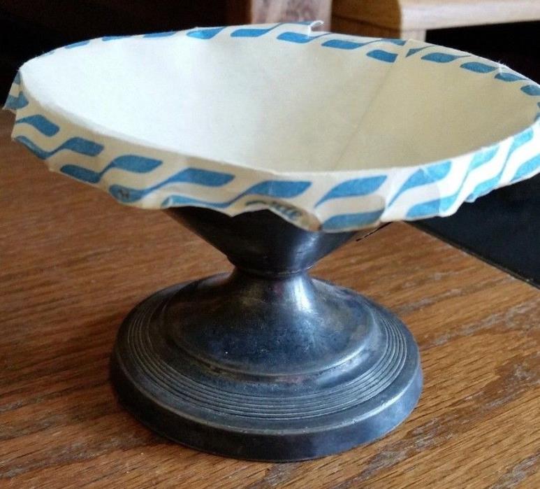 Vintage Vortex Metal Ice Cream Sundae Cup w/Dixie Paper Liner