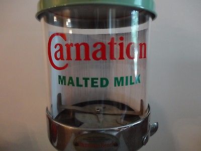 Malt Dispenser Model 20 New Replacement Glass Only - Carnation Logo Label