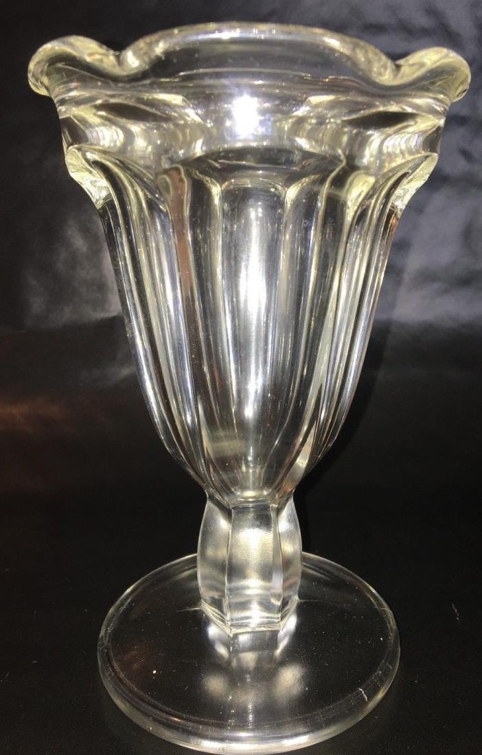 ANTIQUE SODA FOUNTAIN SUNDAE ICE CREAM DISH 6