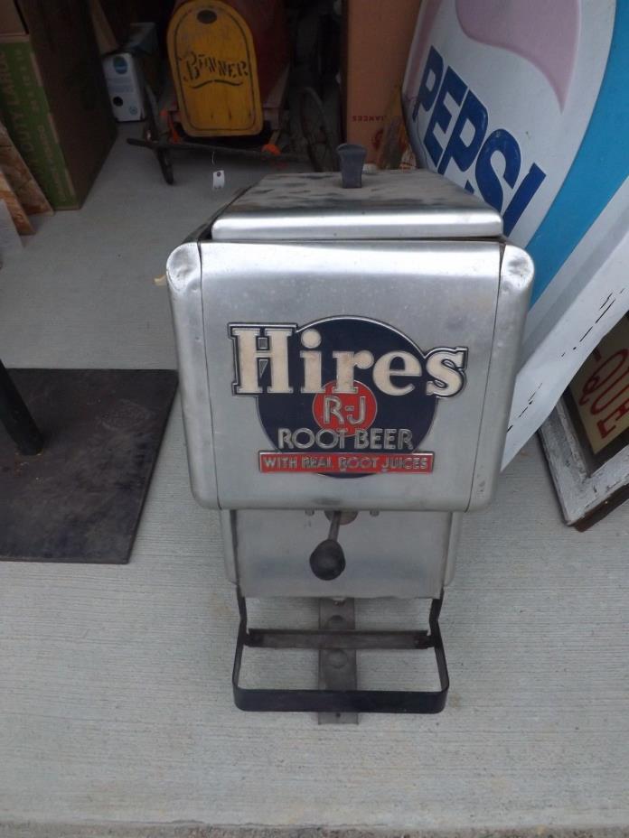 Vintage Hires Root Beer Dispenser SODA GAS OIL COLA