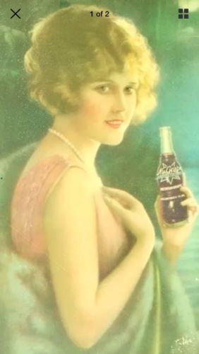 Vintage Beautiful Original 1930s Nu-Grape Soda Tray - American Art Works