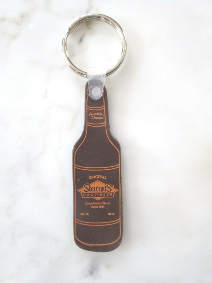 Vintage Stewart's Root Beer Key Chain
