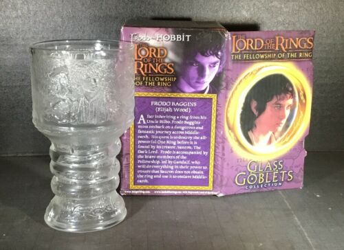 Lord of the Rings Glass Goblet frodo 2001 Burger King