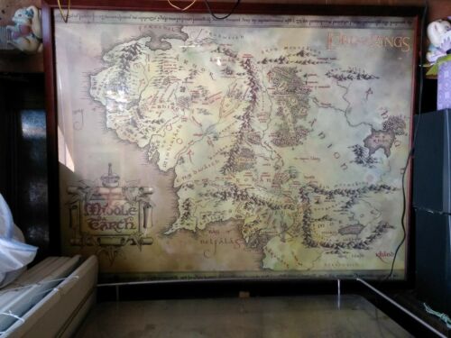Lord Of The Rings Middle Earth Framed Poster