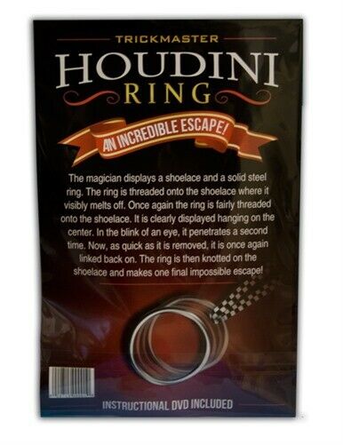 Houdini Ring w/ DVD - Magic Tricks