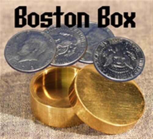 Boston Box, Half Dollar - Brass - Magic Tricks