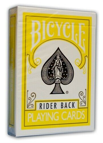 Bicycle Deck - Yellow - Magic Tricks